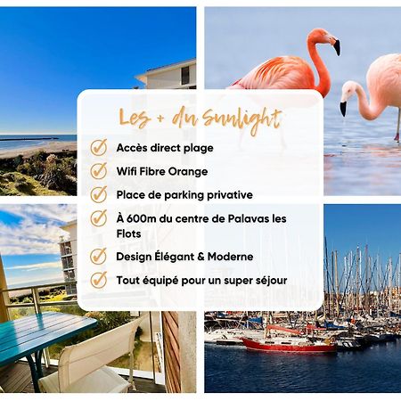 Le Sunlight - T2 Bord De Mer, Parking Palavas-les-Flots Dış mekan fotoğraf